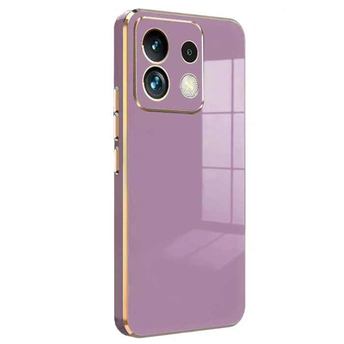 Mey İthalat®   Redmi Note 13 5G Kılıf Volet Silikon - Mor
