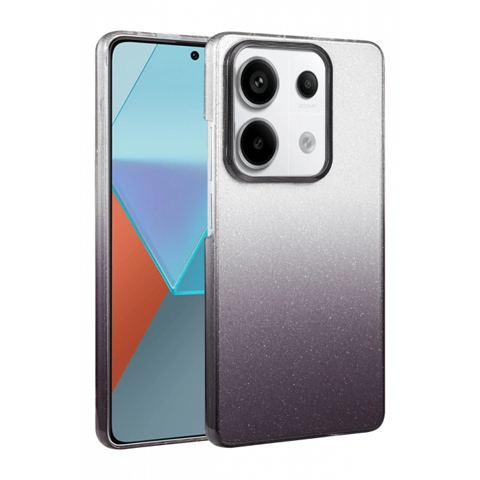 Mey İthalat®   Redmi Note 13 Pro 4G Glossy Kapak - Siyah