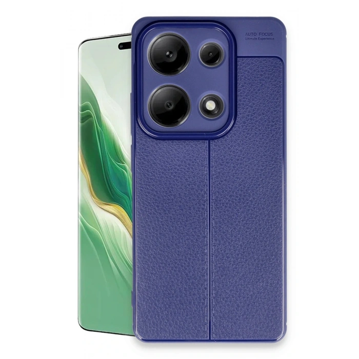 Mey İthalat®   Redmi Note 13 Pro 4G Kılıf Auto Focus Kapak - Lacivert