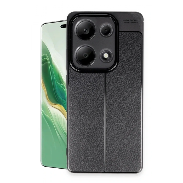 Mey İthalat®   Redmi Note 13 Pro 4G Kılıf Auto Focus Kapak - Siyah