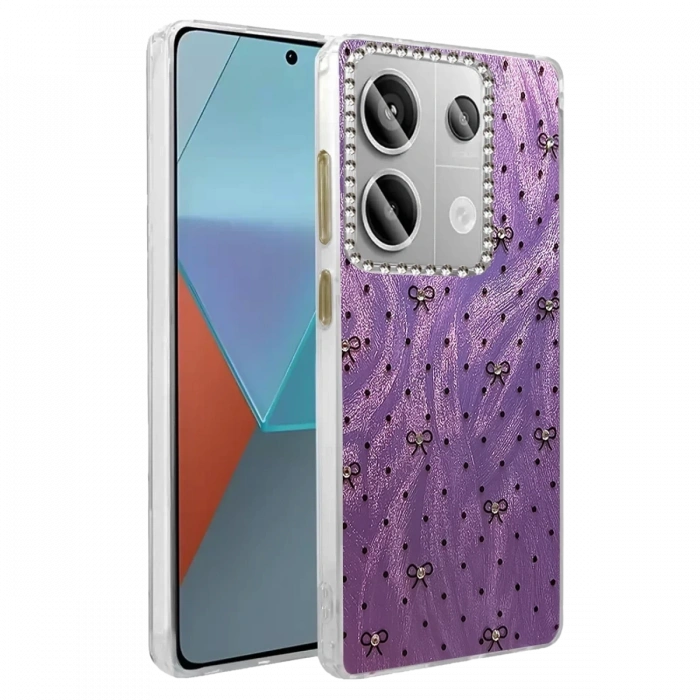 Mey İthalat®   Redmi Note 13 Pro 4G Kılıf Blade Aynalı Desenli Kapak - Desen 2