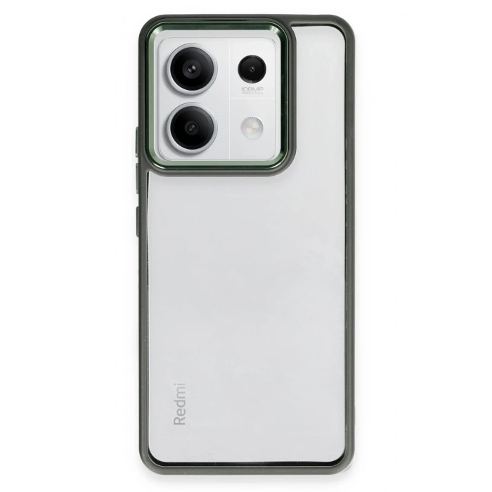 Mey İthalat®   Redmi Note 13 Pro 4G Kılıf Power Silikon - Koyu Yeşil