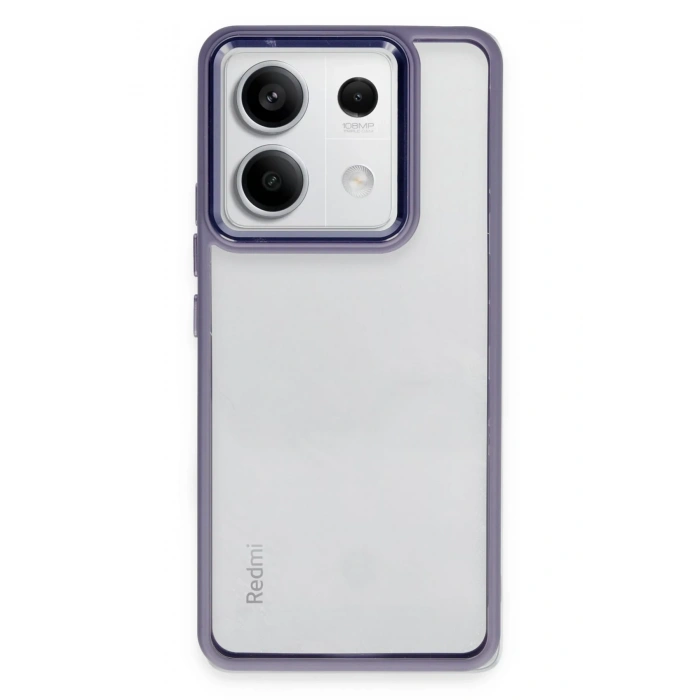 Mey İthalat®   Redmi Note 13 Pro 4G Kılıf Power Silikon - Lila