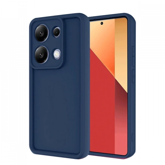 Mey İthalat®   Redmi Note 13 Pro 4G Kılıf Viera Silikon - Lacivert