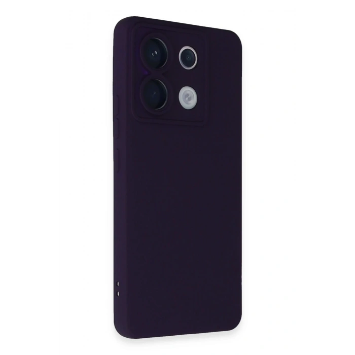 Mey İthalat®   Redmi Note 13 Pro 5G Kılıf Nano içi Kadife Silikon - Mor