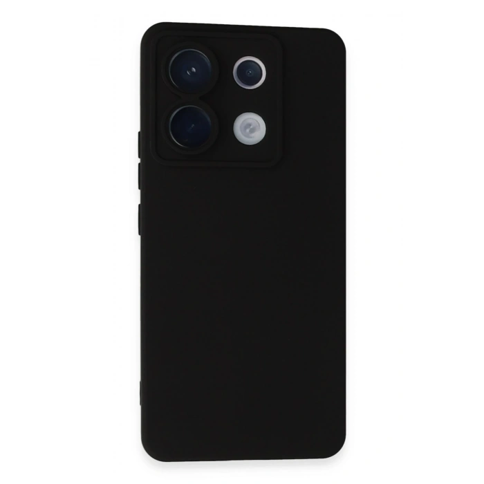 Mey İthalat®   Redmi Note 13 Pro 5G Kılıf Nano içi Kadife Silikon - Siyah