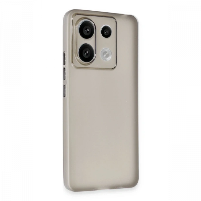 Mey İthalat®   Redmi Note 13 Pro 5G Kılıf Puma Silikon - Gri