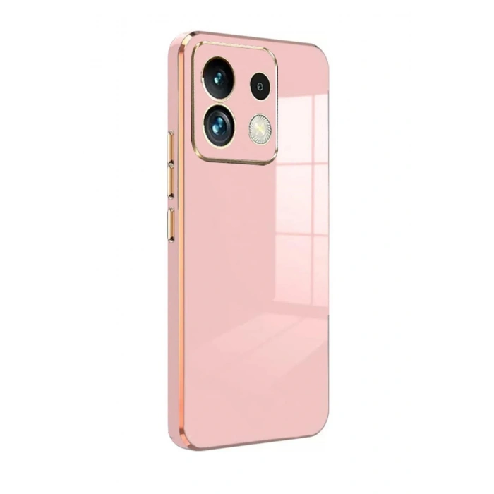 Mey İthalat®   Redmi Note 13 Pro 5G Kılıf Volet Silikon - Pembe