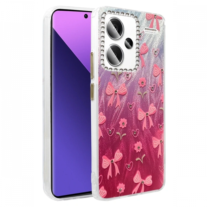 Mey İthalat®   Redmi Note 13 Pro Plus Kılıf Blade Aynalı Desenli Kapak - Desen 3
