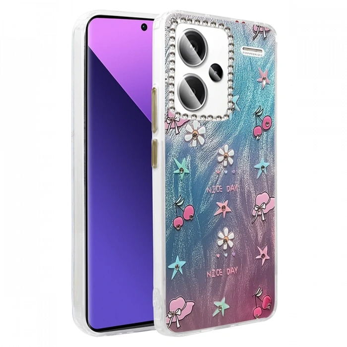Mey İthalat®   Redmi Note 13 Pro Plus Kılıf Blade Aynalı Desenli Kapak - Desen 4
