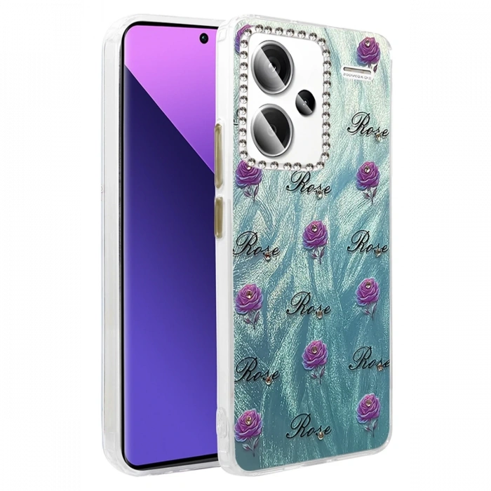 Mey İthalat®   Redmi Note 13 Pro Plus Kılıf Blade Aynalı Desenli Kapak - Desen 9