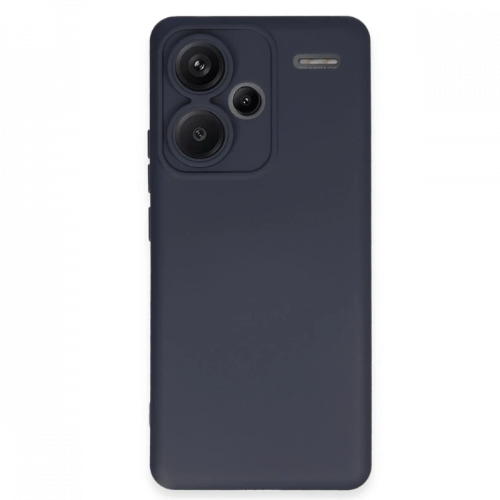 Mey İthalat®   Redmi Note 13 Pro Plus Kılıf Nano içi Kadife Silikon - Lacivert