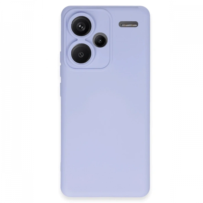 Mey İthalat®   Redmi Note 13 Pro Plus Kılıf Nano içi Kadife Silikon - Lila