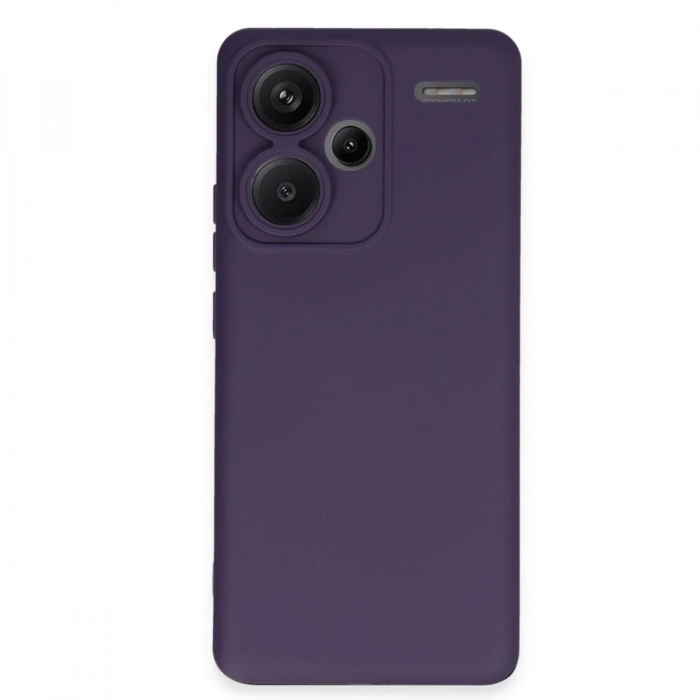 Mey İthalat®   Redmi Note 13 Pro Plus Kılıf Nano içi Kadife Silikon - Mor