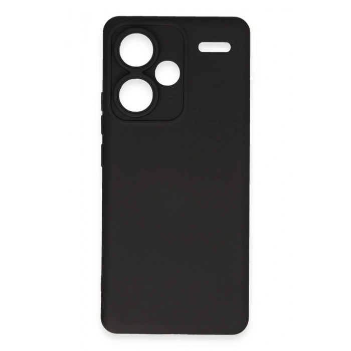 Mey İthalat®   Redmi Note 13 Pro Plus Kılıf Nano içi Kadife Silikon - Siyah