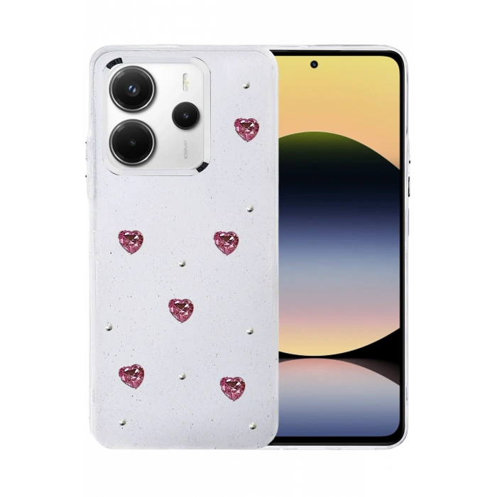 Mey İthalat®   Redmi Note 14 4G Fiyonk Desenli Kapak - Desen 3