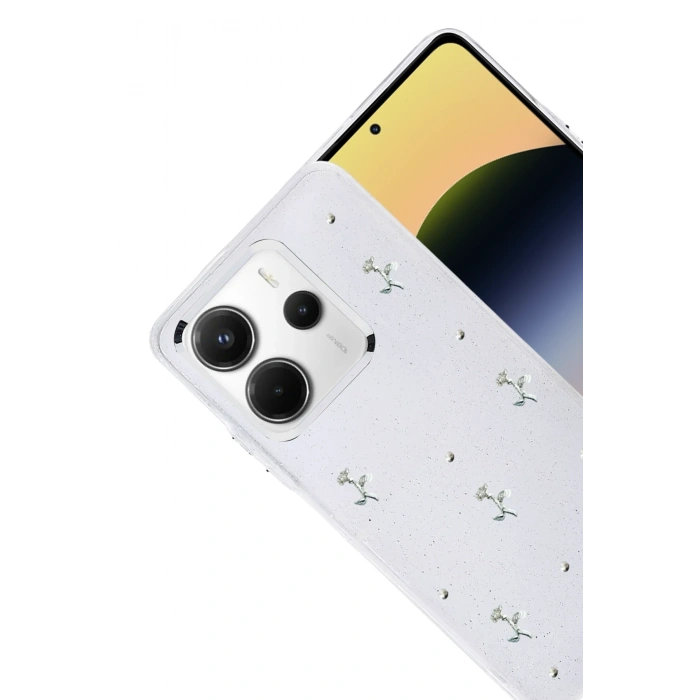Mey İthalat®   Redmi Note 14 4G Fiyonk Desenli Kapak - Desen 4