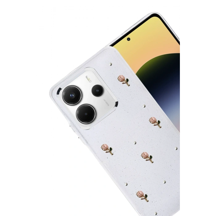 Mey İthalat®   Redmi Note 14 4G Fiyonk Desenli Kapak - Desen 6