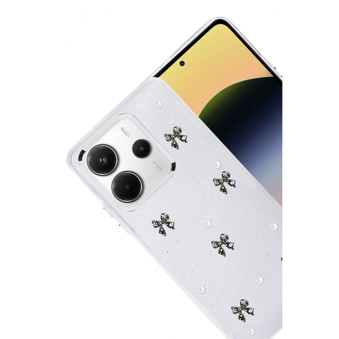 Mey İthalat®   Redmi Note 14 4G Fiyonk Desenli Kapak - Desen 8