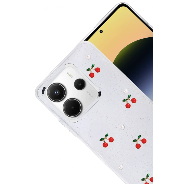 Mey İthalat®   Redmi Note 14 4G Fiyonk Desenli Kapak - Desen 9