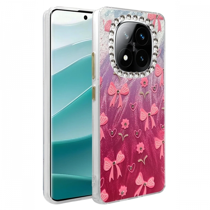 Mey İthalat®   Redmi Note 14 Pro 4G Kılıf Blade Aynalı Desenli Kapak - Desen 3