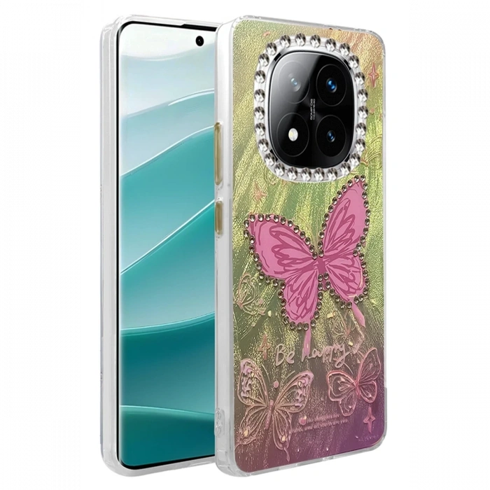 Mey İthalat®   Redmi Note 14 Pro 4G Kılıf Blade Aynalı Desenli Kapak - Desen 5