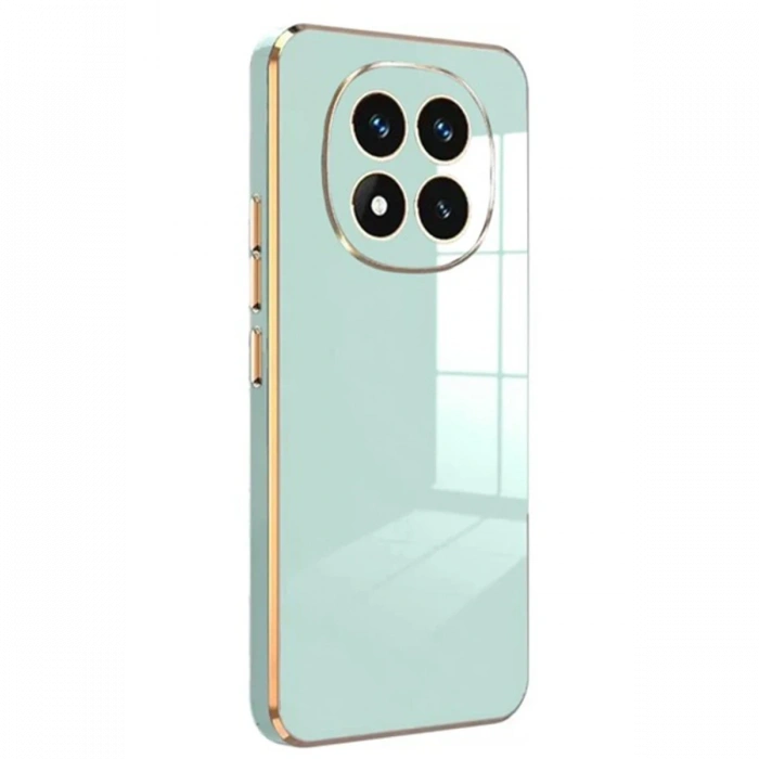 Mey İthalat®   Redmi Note 14 Pro 4G Kılıf Volet Silikon - Açık Yeşil