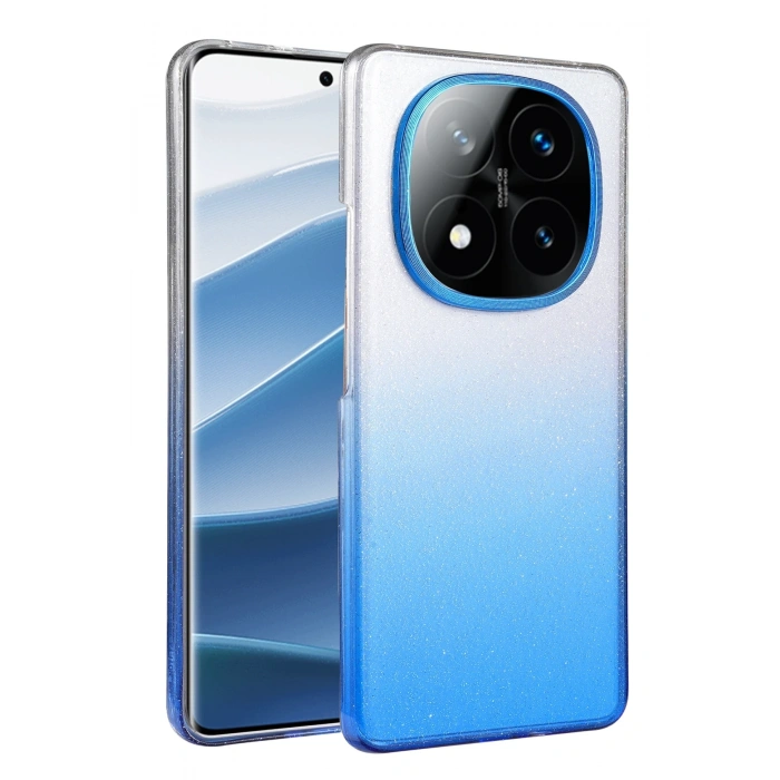 Mey İthalat®   Redmi Note 14 Pro 5G Glossy Kapak - Mavi