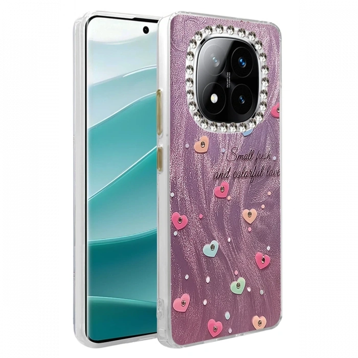 Mey İthalat®   Redmi Note 14 Pro 5G Kılıf Blade Aynalı Desenli Kapak - Desen 8