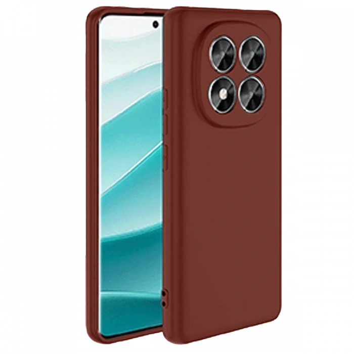 Mey İthalat®   Redmi Note 14 Pro 5G Kılıf First Silikon - Bordo
