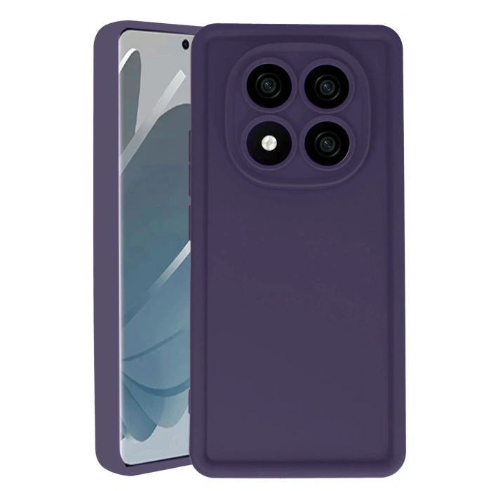 Mey İthalat®   Redmi Note 14 Pro 5G Kılıf Viera Silikon - Mor