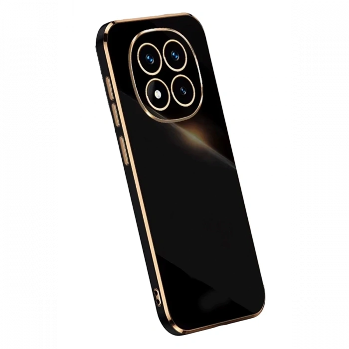 Mey İthalat®   Redmi Note 14 Pro 5G Kılıf Volet Silikon - Siyah