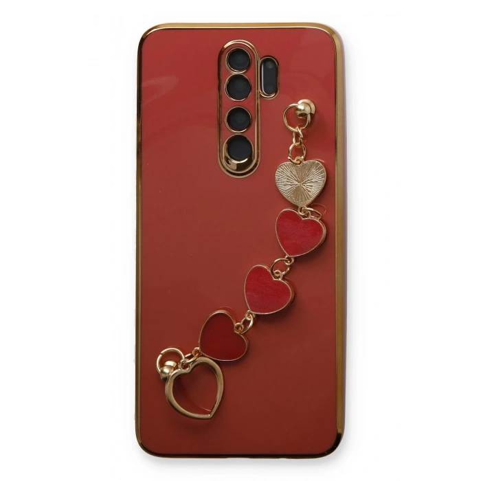 Mey İthalat®   Redmi Note 8 Pro Kılıf Esila Silikon - Kırmızı