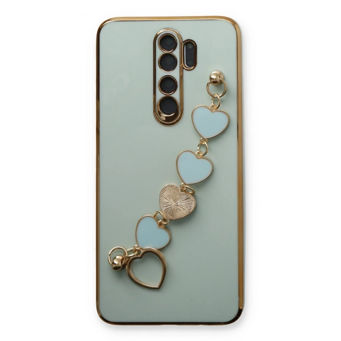 Mey İthalat®   Redmi Note 8 Pro Kılıf Esila Silikon - Su Yeşili