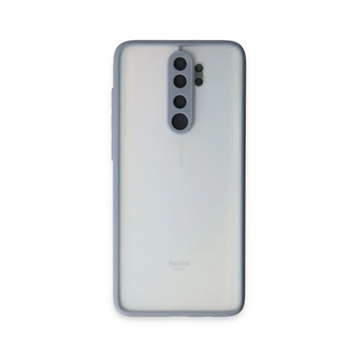 Mey İthalat®   Redmi Note 8 Pro Kılıf Montreal Silikon Kapak - Gri