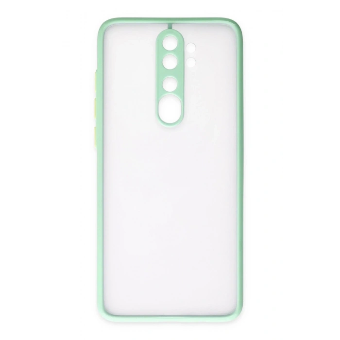 Mey İthalat®   Redmi Note 8 Pro Kılıf Montreal Silikon Kapak - Turkuaz