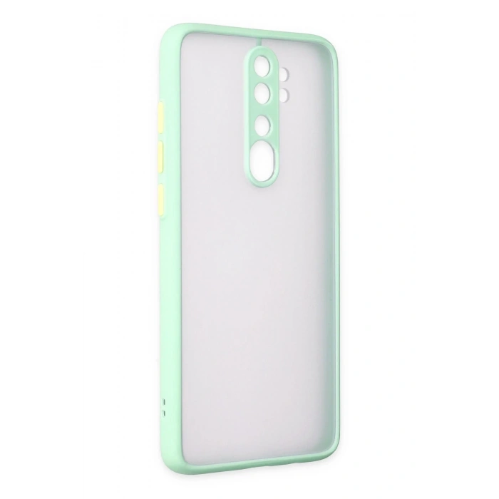 Mey İthalat®   Redmi Note 8 Pro Kılıf Montreal Silikon Kapak - Turkuaz