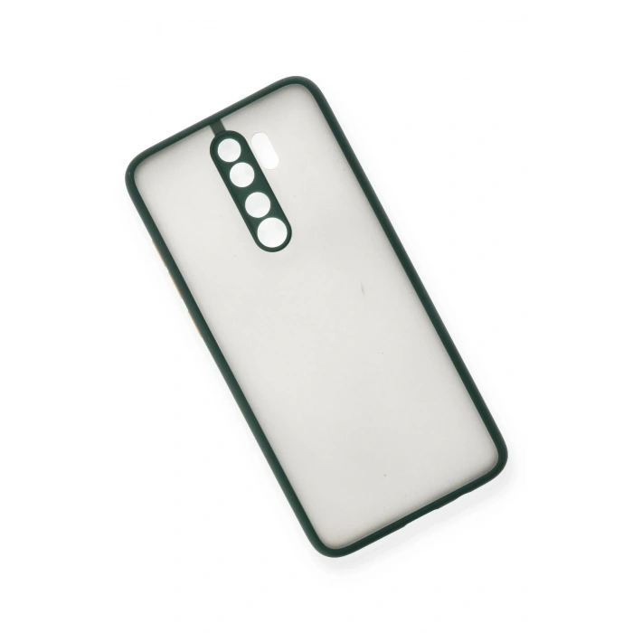 Mey İthalat®   Redmi Note 8 Pro Kılıf Montreal Silikon Kapak - Yeşil