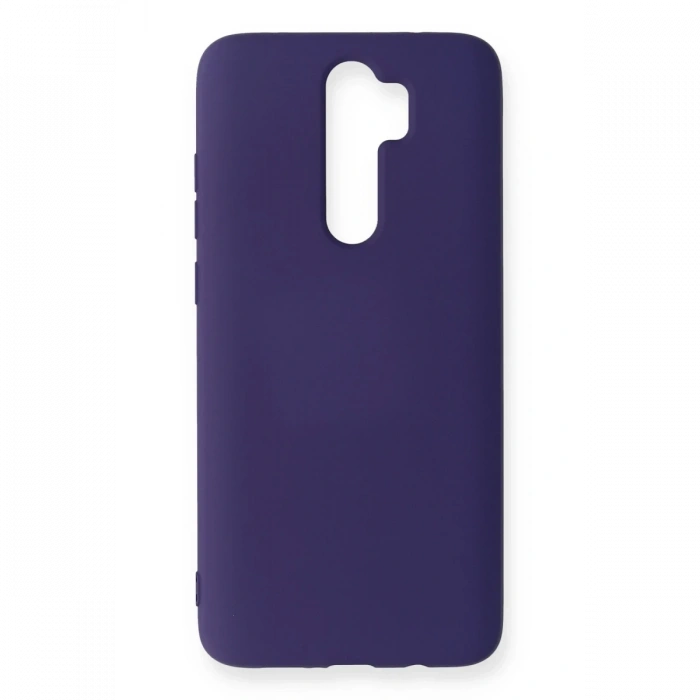 Mey İthalat®   Redmi Note 8 Pro Kılıf Nano içi Kadife Silikon - Mor