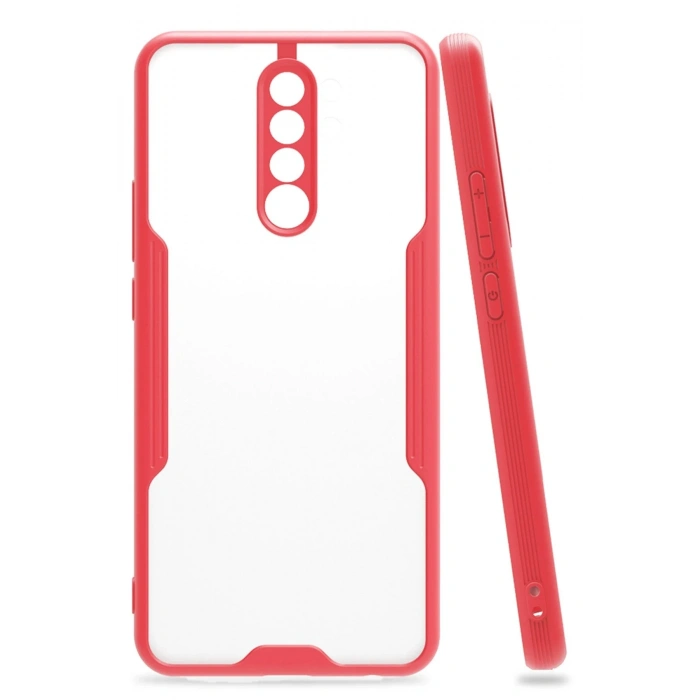Mey İthalat®   Redmi Note 8 Pro Kılıf Platin Silikon - Pembe