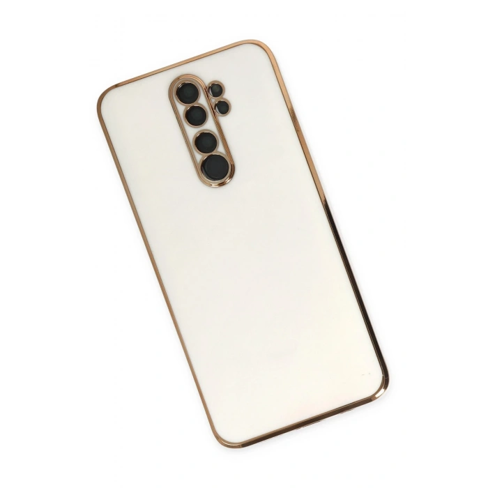 Mey İthalat®   Redmi Note 8 Pro Kılıf Volet Silikon - Beyaz