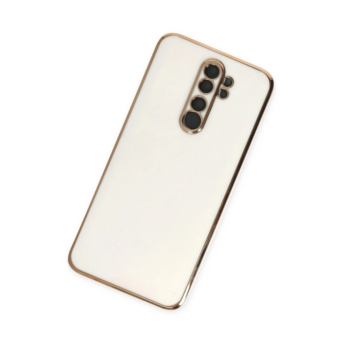 Mey İthalat®   Redmi Note 8 Pro Kılıf Volet Silikon - Beyaz