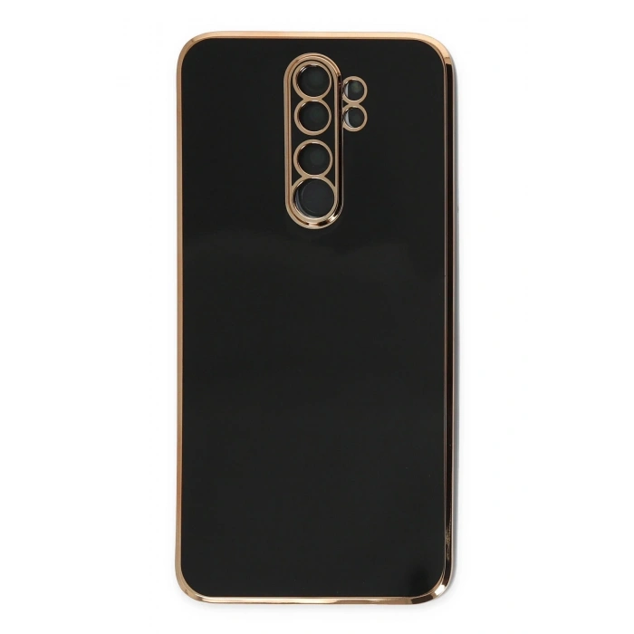 Mey İthalat®   Redmi Note 8 Pro Kılıf Volet Silikon - Siyah