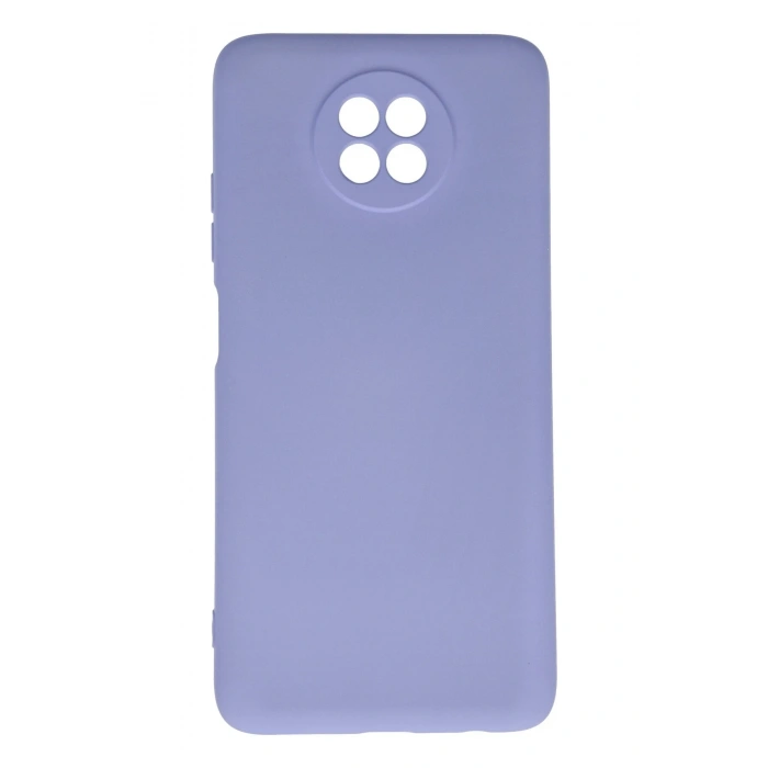 Mey İthalat®   Redmi Note 9 5G Kılıf Nano içi Kadife Silikon - Lila