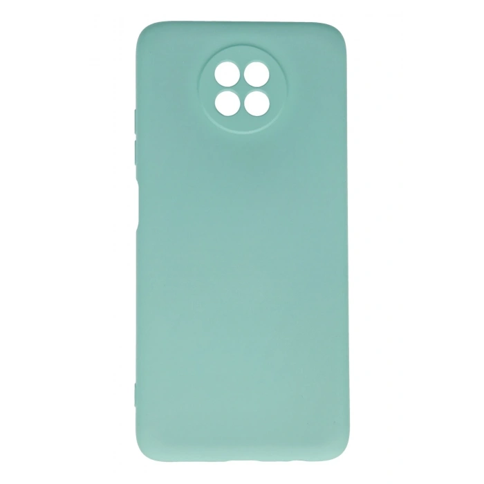 Mey İthalat®   Redmi Note 9 5G Kılıf Nano içi Kadife Silikon - Turkuaz