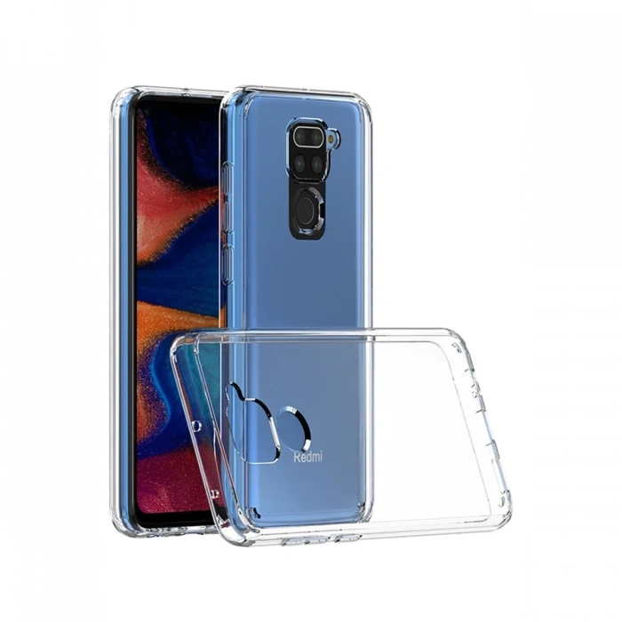 Mey İthalat®   Redmi Note 9 Kılıf Lüx Şeffaf Silikon - Şeffaf