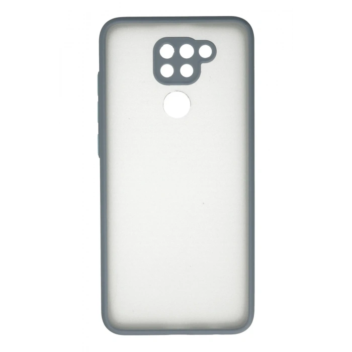 Mey İthalat®   Redmi Note 9 Kılıf Montreal Silikon Kapak - Gri