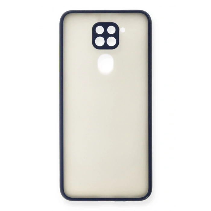 Mey İthalat®   Redmi Note 9 Kılıf Montreal Silikon Kapak - Lacivert