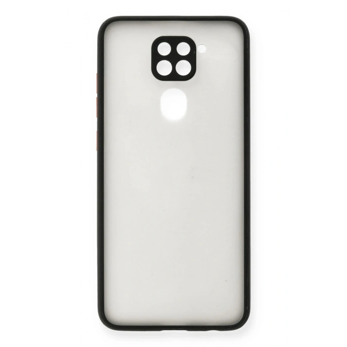 Mey İthalat®   Redmi Note 9 Kılıf Montreal Silikon Kapak - Siyah