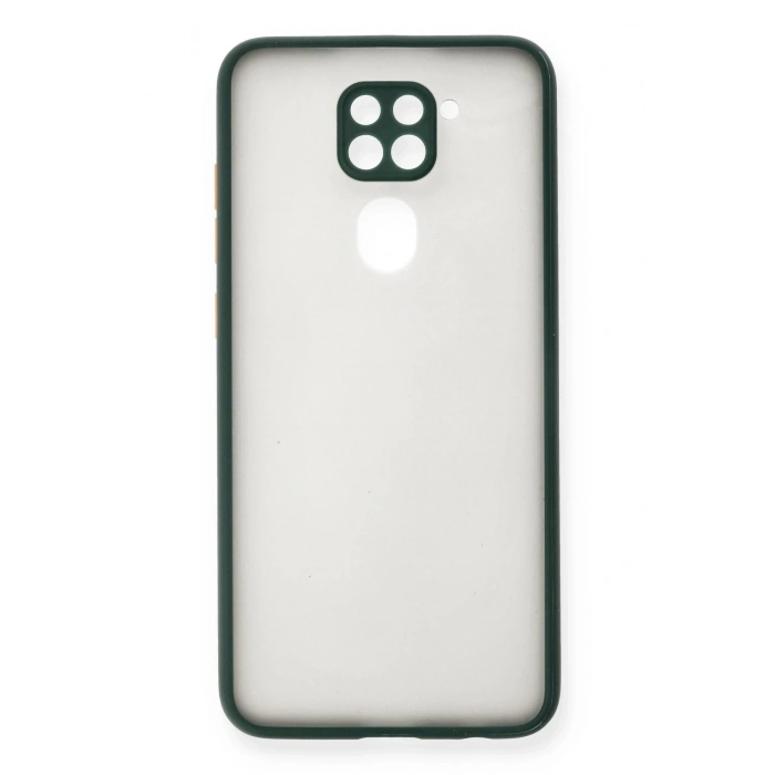 Mey İthalat®   Redmi Note 9 Kılıf Montreal Silikon Kapak - Yeşil